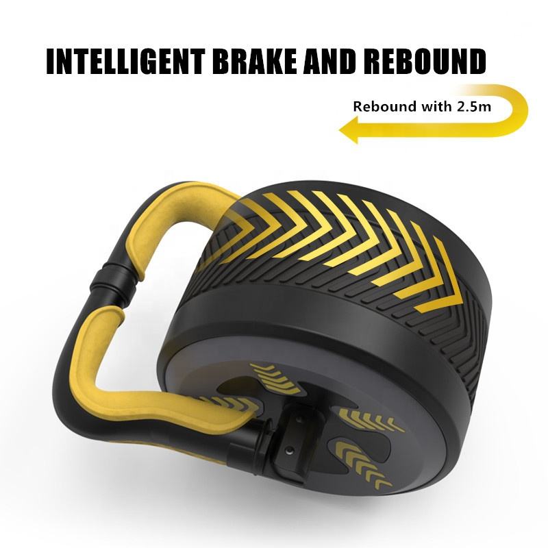 WA11 Kettlebell & AB roller 2in1 Function witwheel